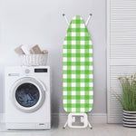 UFO Green And White Buffalo Check Print Ironing Board Cover