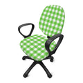 UFO Green And White Buffalo Check Print Office Chair Cover