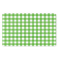 UFO Green And White Buffalo Check Print Polyester Doormat