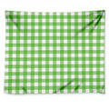 UFO Green And White Buffalo Check Print Tapestry