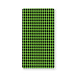 UFO Green Buffalo Plaid Print Baby Crib Sheet