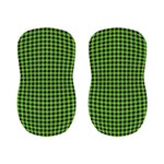 UFO Green Buffalo Plaid Print Bar Stool Covers