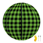 UFO Green Buffalo Plaid Print Basketball