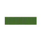 UFO Green Buffalo Plaid Print Bed Runner