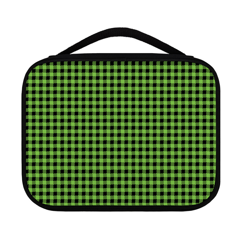 UFO Green Buffalo Plaid Print Classic Bible Case