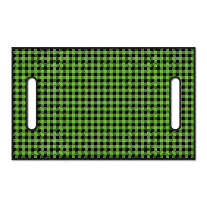 UFO Green Buffalo Plaid Print Golf Cart Seat Cover
