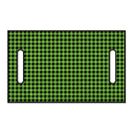 UFO Green Buffalo Plaid Print Golf Cart Seat Cover