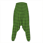 UFO Green Buffalo Plaid Print Hammer Pants