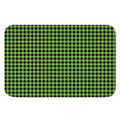 UFO Green Buffalo Plaid Print Indoor Door Mat