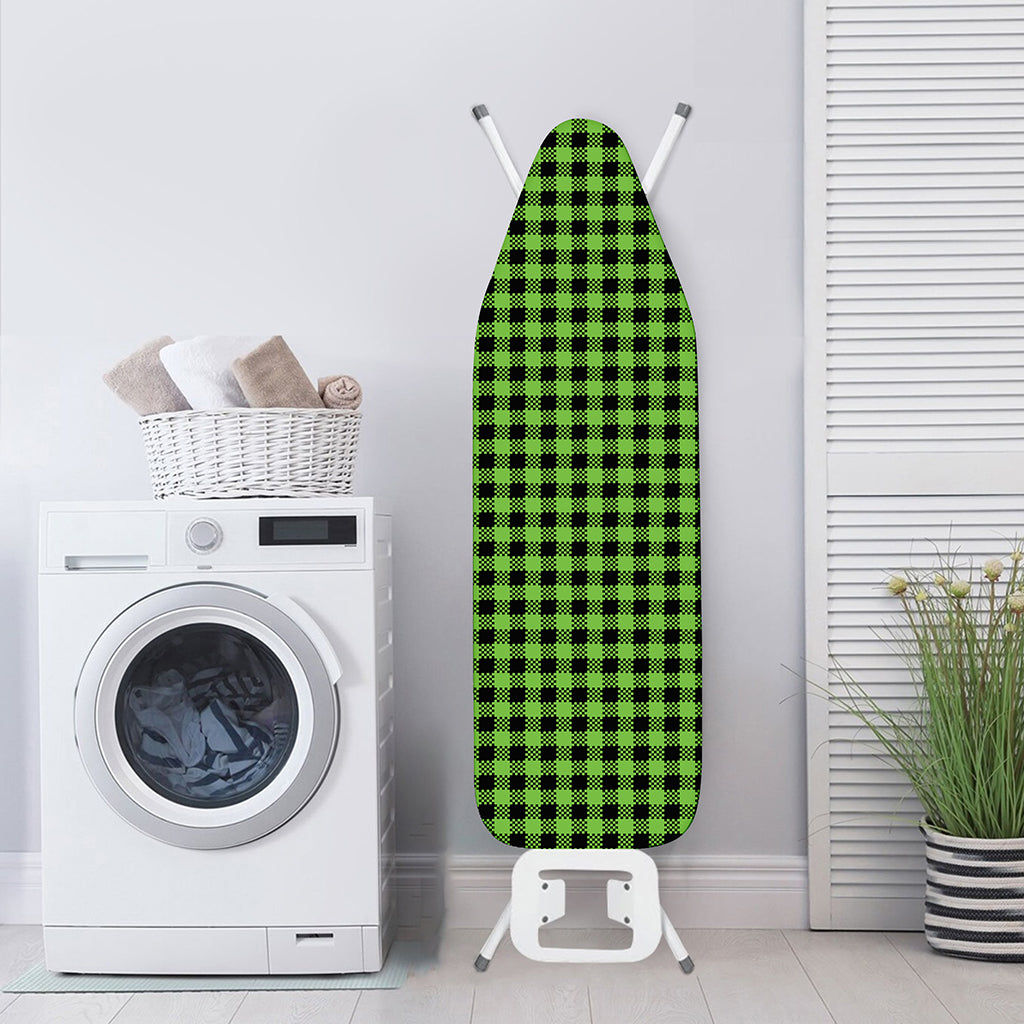 UFO Green Buffalo Plaid Print Ironing Board Cover