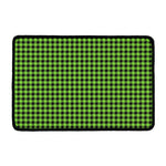 UFO Green Buffalo Plaid Print Kitchen Mat