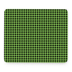 UFO Green Buffalo Plaid Print Mouse Pad