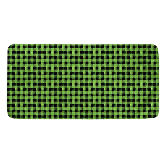 UFO Green Buffalo Plaid Print Towel