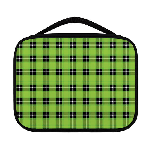 UFO Green Tartan Pattern Print Classic Bible Case