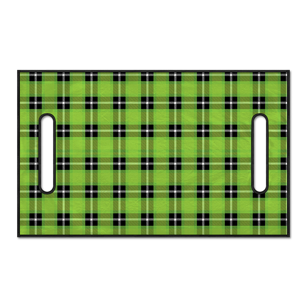UFO Green Tartan Pattern Print Golf Cart Seat Cover