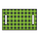 UFO Green Tartan Pattern Print Golf Cart Seat Cover