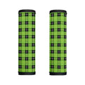 UFO Green Tartan Pattern Print Handle Covers