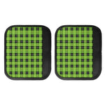 UFO Green Tartan Pattern Print Handle Covers