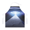 UFO Pyramid Print Adjustable Apron