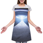 UFO Pyramid Print Adjustable Apron