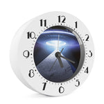 UFO Pyramid Print Alarm Clock