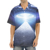 UFO Pyramid Print Aloha Shirt