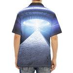 UFO Pyramid Print Aloha Shirt