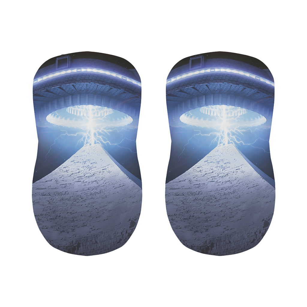 UFO Pyramid Print Bar Stool Covers