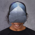 UFO Pyramid Print Baseball Cap