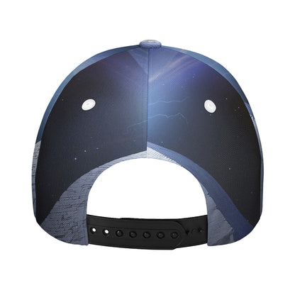 UFO Pyramid Print Baseball Cap