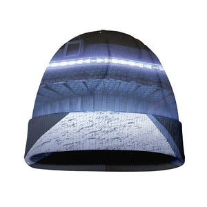 UFO Pyramid Print Beanie