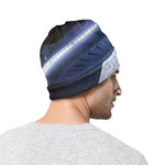 UFO Pyramid Print Beanie