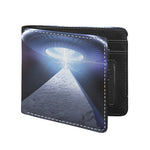 UFO Pyramid Print Bifold Wallet