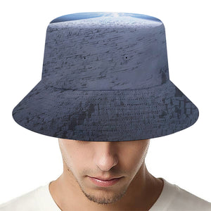 UFO Pyramid Print Bucket Hat