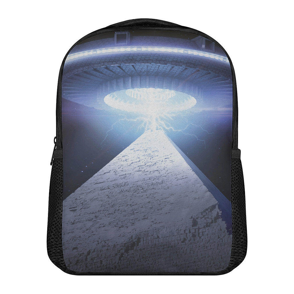 UFO Pyramid Print Casual Backpack