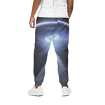 UFO Pyramid Print Cotton Pants