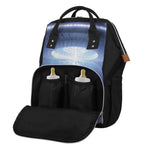 UFO Pyramid Print Diaper Bag