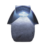 UFO Pyramid Print Dog Zip Up Hoodie