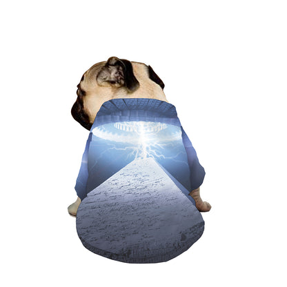 UFO Pyramid Print Dog Zip Up Jacket