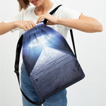 UFO Pyramid Print Drawstring Backpack