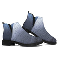 UFO Pyramid Print Flat Ankle Boots