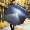 UFO Pyramid Print Foldable Umbrella