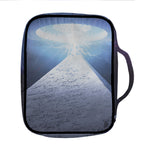 UFO Pyramid Print Front Pocket Bible Bag
