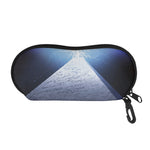 UFO Pyramid Print Glasses Case