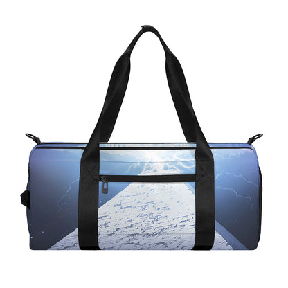 UFO Pyramid Print Gym Bag