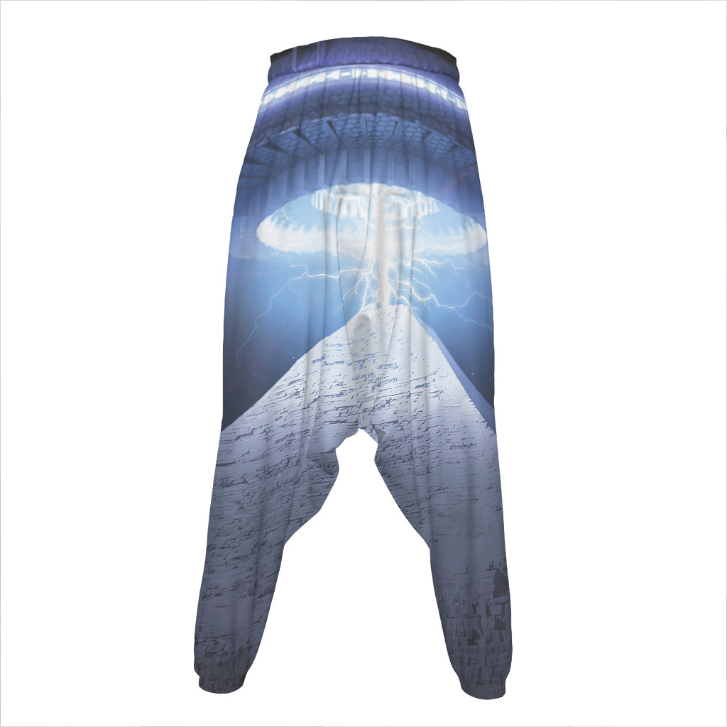 UFO Pyramid Print Hammer Pants