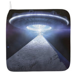 UFO Pyramid Print Hand Towel