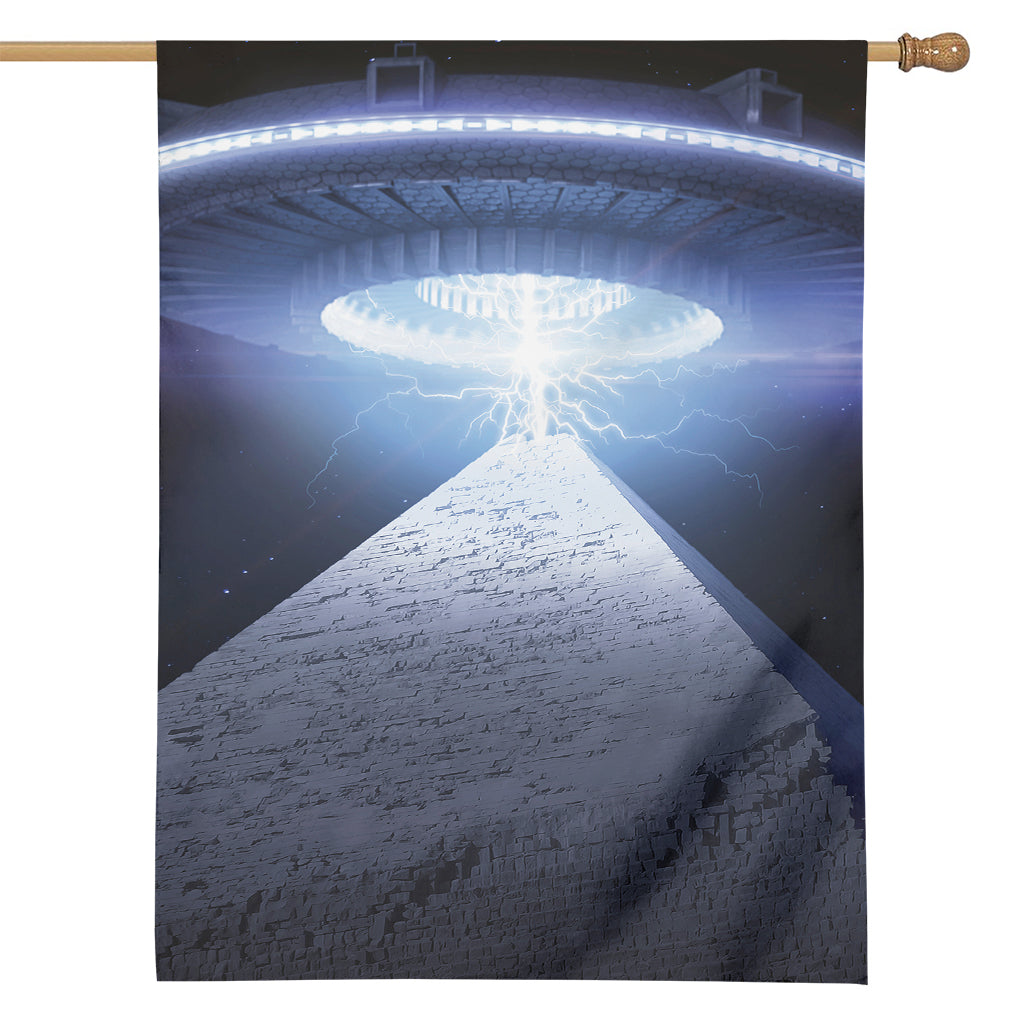 UFO Pyramid Print House Flag