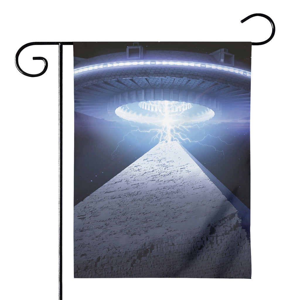 UFO Pyramid Print House Flag