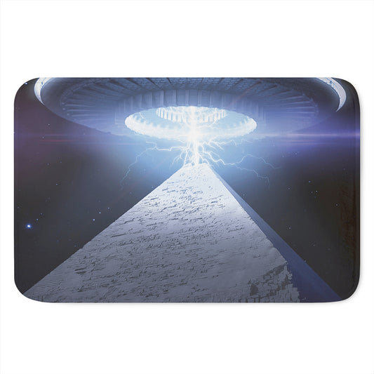 UFO Pyramid Print Indoor Door Mat